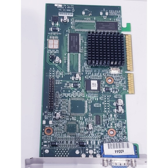 Diamond Stealth III S540 S3 Savage 4 AGP 16MB VGA GPU 2203545-001 - Picture 2 of 6